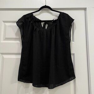 Women's Lauren Conrad Pleated Scoop-neck Blouse XL.